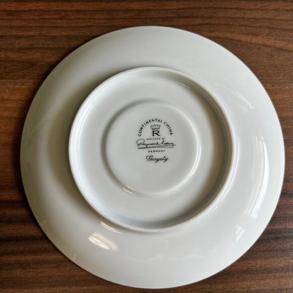1 Gayety Rosenthal Continental China 6" Saucer Raymond Lowey Germany 1950's - Picture 2 of 6